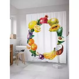 Шторка-занавеска для ванной JOYARTY