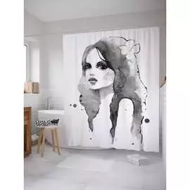 Шторка-занавеска для ванной JOYARTY