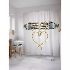 Шторка-занавеска для ванной JOYARTY