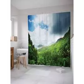 Шторка-занавеска для ванной JOYARTY