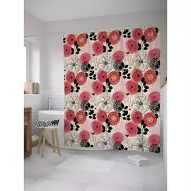 Шторка-занавеска для ванной JOYARTY