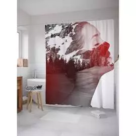 Шторка-занавеска для ванной JOYARTY