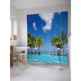 Шторка-занавеска для ванной JOYARTY