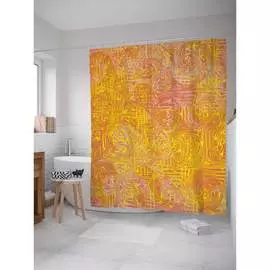 Шторка-занавеска для ванной JOYARTY