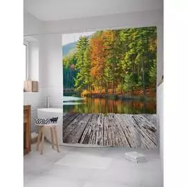 Шторка-занавеска для ванной JOYARTY