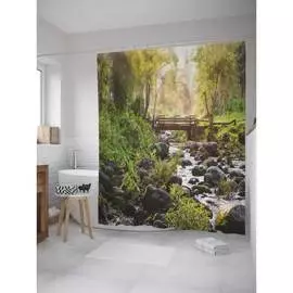 Шторка-занавеска для ванной JOYARTY