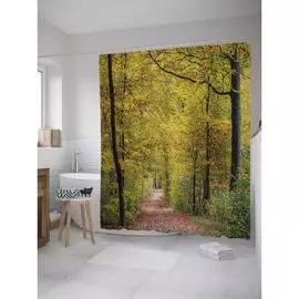 Шторка-занавеска для ванной JOYARTY