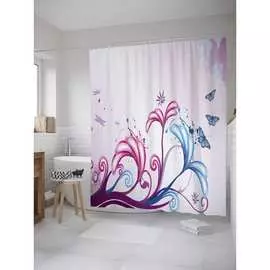 Шторка-занавеска для ванной JOYARTY