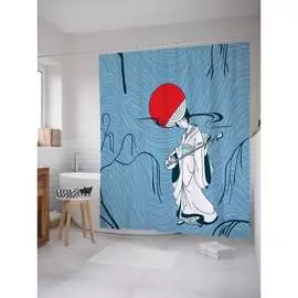 Шторка-занавеска для ванной JOYARTY