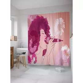 Шторка-занавеска для ванной JOYARTY