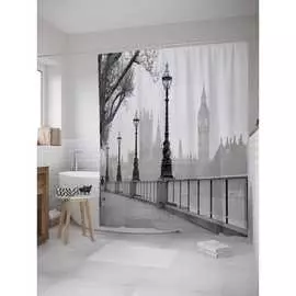 Шторка-занавеска для ванной JOYARTY