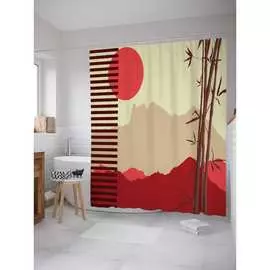 Шторка-занавеска для ванной JOYARTY