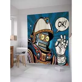 Шторка-занавеска для ванной JOYARTY