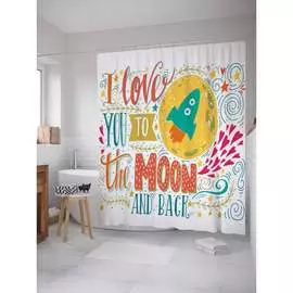 Шторка-занавеска для ванной JOYARTY