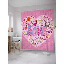 Шторка-занавеска для ванной JOYARTY