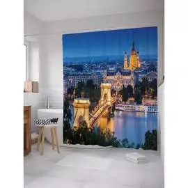 Шторка-занавеска для ванной JOYARTY