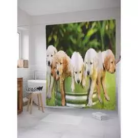 Шторка-занавеска для ванной JOYARTY