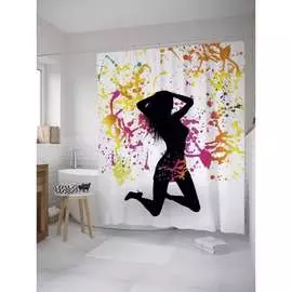 Шторка-занавеска для ванной JOYARTY