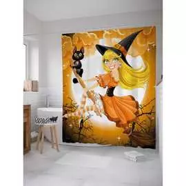 Шторка-занавеска для ванной JOYARTY