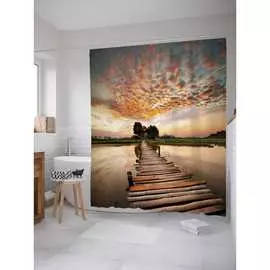 Шторка-занавеска для ванной JOYARTY