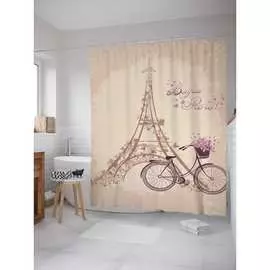 Шторка-занавеска для ванной JOYARTY