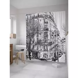 Шторка-занавеска для ванной JOYARTY