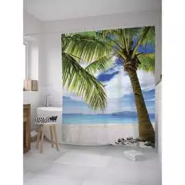 Шторка-занавеска для ванной JOYARTY