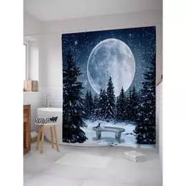 Шторка-занавеска для ванной JOYARTY