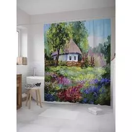 Шторка-занавеска для ванной JOYARTY