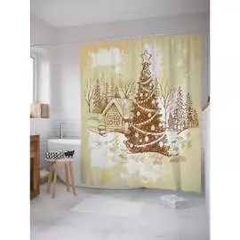 Шторка-занавеска для ванной JOYARTY