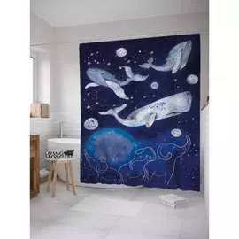 Шторка-занавеска для ванной JOYARTY