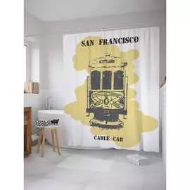 Шторка-занавеска для ванной JOYARTY