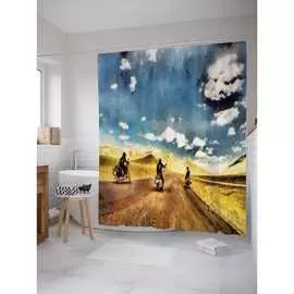 Шторка-занавеска для ванной JOYARTY