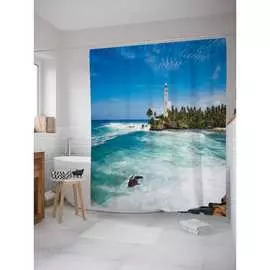 Шторка-занавеска для ванной JOYARTY