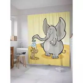 Шторка-занавеска для ванной JOYARTY