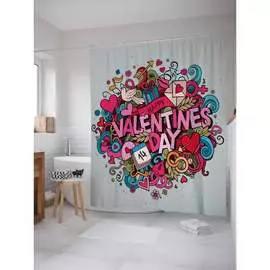 Шторка-занавеска для ванной JOYARTY