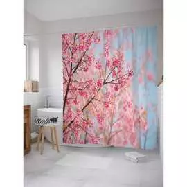 Шторка-занавеска для ванной JOYARTY