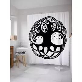 Шторка-занавеска для ванной JOYARTY