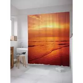 Шторка-занавеска для ванной JOYARTY