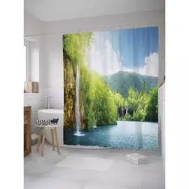 Шторка-занавеска для ванной JOYARTY