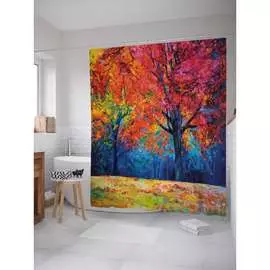 Шторка-занавеска для ванной JOYARTY