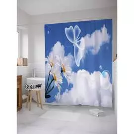 Шторка-занавеска для ванной JOYARTY