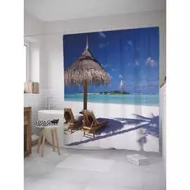 Шторка-занавеска для ванной JOYARTY