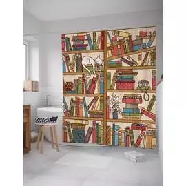 Шторка-занавеска для ванной JOYARTY