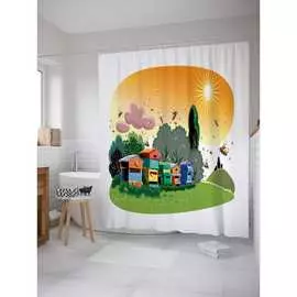 Шторка-занавеска для ванной JOYARTY