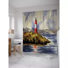 Шторка-занавеска для ванной JOYARTY