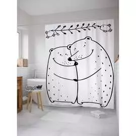 Шторка-занавеска для ванной JOYARTY