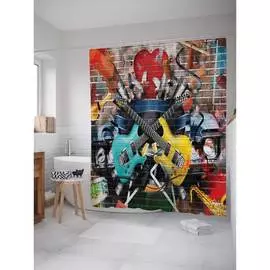 Шторка-занавеска для ванной JOYARTY