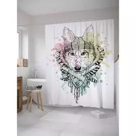 Шторка-занавеска для ванной JOYARTY