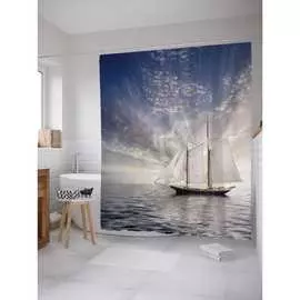 Шторка-занавеска для ванной JOYARTY